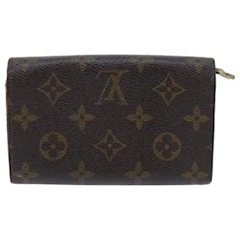 Louis Vuitton-LOUIS VUITTON Monogram Porte Monnaie Billets Tresor Wallet M61730 LV Auth 52272-Monogram