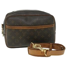 Louis Vuitton-LOUIS VUITTON Monogram Reporter PM Shoulder Bag M45254 LV Auth 51595-Monogram