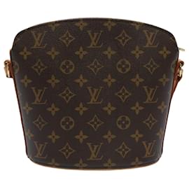 Louis Vuitton-Bolsa de ombro LOUIS VUITTON Monograma Drouot M51290 LV Auth am4961-Monograma