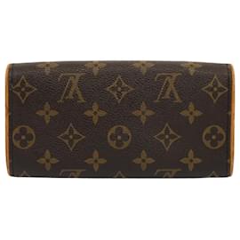 Louis Vuitton-Bolso de hombro con monograma Pochette Twin PM de LOUIS VUITTON M51854 LV Auth rd5728-Monograma