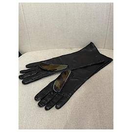 Prada-PRADA  Gloves T.inches 7.5 leather-Black