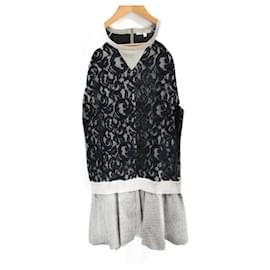 Carven-CARVEN Vestidos T.Algodón S Internacional-Gris