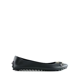 Louis Vuitton-LOUIS VUITTON  Ballet flats T.eu 36.5 leather-Black