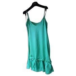 Maje T Seidenkleid Grün Grün