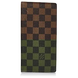 Louis Vuitton-Louis Vuitton Brown Damier Ebene Brazza Wallet-Brown