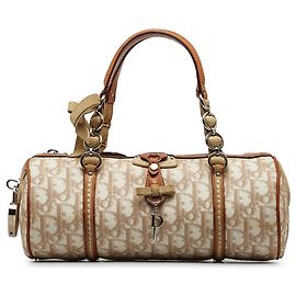 Dior Brown Oblique Romantique Handtasche Braun Beige