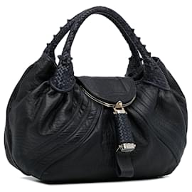 Fendi-Fendi Blue Spy Hobo Bag-Blue,Navy blue