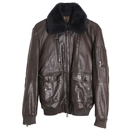 Boss Hugo Boss Limited Edition 'Gmiglio' Jacket in Brown Leather Brown