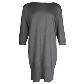 Dries Van Noten Pulloverkleid aus grauer Wolle Grau