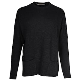 Marni-Marni Sweater in Dark Grey Wool-Grey