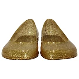 Loewe-Sapatilhas brilhantes Ibiza da Loewe + Paula em PVC dourado-Dourado