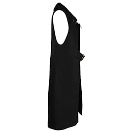 Marni-Marni Sleeveless Coat in Black Wool-Black