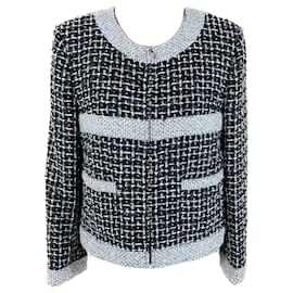 Chanel-Nueva chaqueta de tweed Lesage negra-Negro