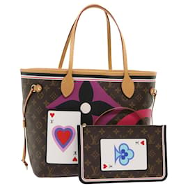 Louis Vuitton-LOUIS VUITTON Monogram Game On Neverfull MM Tote Bag M57452 LV Aut 51264alla-Monogramma