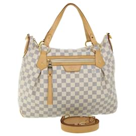 Louis Vuitton-LOUIS VUITTON Damier Azur Evora MM Tote Bag 2way N41360 LV Auth 52062-Other