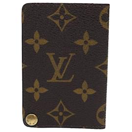 Louis Vuitton-LOUIS VUITTON Portafoto con monogramma Porte Cartes Portafoto M60485 LV Aut 52154-Monogramma