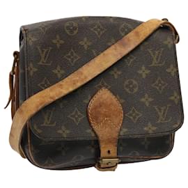 Louis Vuitton-LOUIS VUITTON Monogram Cartouchiere MM Shoulder Bag M51253 LV Auth yk8271-Monogram