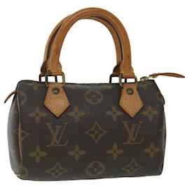 Louis Vuitton-LOUIS VUITTON Monogram Mini Speedy Hand Bag M41534 LV Auth 51934-Monogram