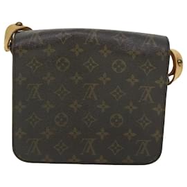 Louis Vuitton-LOUIS VUITTON Monogram Cartouchiere MM Shoulder Bag M51253 LV Auth 51167-Monogram