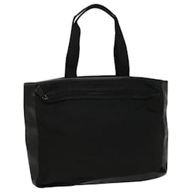 Prada-PRADA Tote Bag Nylon Noir Auth cl693-Noir
