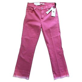 7 For All Mankind Slim Illusion ‘Cropped Boot’ W24 Rosa