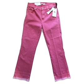 7 For All Mankind-7 For All Mankind Slim Illusion „Cropped Boot“ W24-Pink