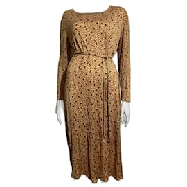 Diane Von Furstenberg-Very vintage DvF dress (1st edition)-Brown,Caramel