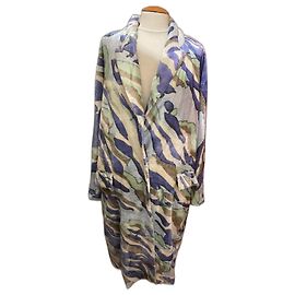 Abrigo Isabel Marant ICLERIE de terciopelo oversize Multicolor