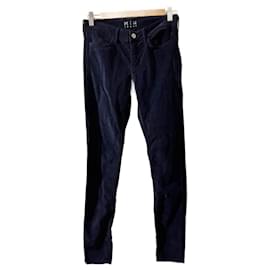 MIH jeans-MiH El Bonn, tiro alto con pierna súper delgada,-Azul marino