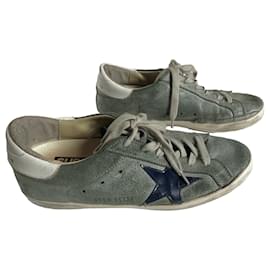 Golden Goose Deluxe Brand-Sneakers-Light green