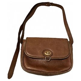 Burberry Leather Handbag Brown Brown