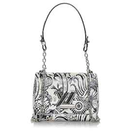 Louis Vuitton-Louis Vuitton White Floral Twist-White