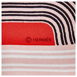 Hermès-Hermes Red Garde Robe Pop Silk Scarf-Other