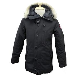 CANADA GOOSE CHATEAU HERITAGE PARKA COAT 3426M S BLACK DOWN JACKET COAT Black