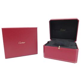 NOVA CAIXA CARTIER PARA RELÓGIO COM COMPARTIMENTO DE JÓIAS CRCO000497 CAIXA DE RELÓGIO Vermelho