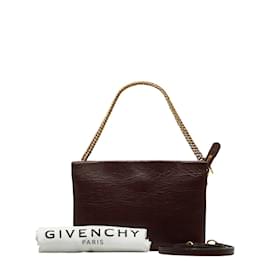 Givenchy-Croix en cuir3 Sac bandoulière-Marron