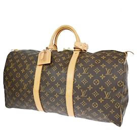 Louis Vuitton-Louis Vuitton Keepall 50-Castaño