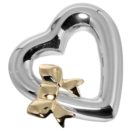 Tiffany & Co-Tiffany & Co Heart Ribbon-Silvery