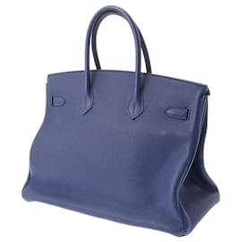Hermès-Hermès Birkin 35-Navy blue