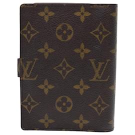 Louis Vuitton-LOUIS VUITTON Monogram Agenda PM Day Planner Cover R20005 LV Auth 52293-Monogram