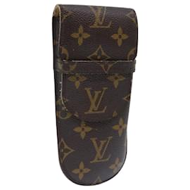 Louis Vuitton-LOUIS VUITTON Monogram Etui Lunette Rabat Brillenetui M62970 LV Auth 52277-Monogramm