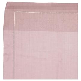 Louis Vuitton-LOUIS VUITTON Monogramm Schal Seide Rosa LV Auth ep1497-Pink