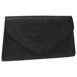 Louis Vuitton-LOUIS VUITTON Epi Art Deco Clutch Bag Black M52632 LV Auth yk8331-Black