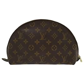 Louis Vuitton-LOUIS VUITTON Trousse con monogramma Demi Ronde Astuccio per cosmetici M47520 LV Aut 52288-Monogramma