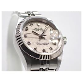 Rolex-ROLEX Womens Datejust silver computer Dial 69174 U series Womens-Silvery