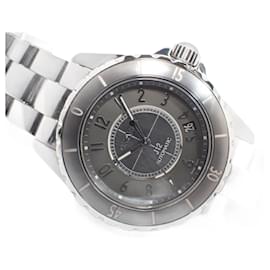 Chanel-Chanel J12 CHROMATIC 38 MM Genuine goods Mens-Silvery