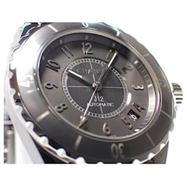 Chanel-Chanel J12 CHROMATIC 38 MM Genuine goods Mens-Silvery