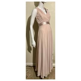 Jenny Packham-Bejewelled evening gown in dusky pink-Pink