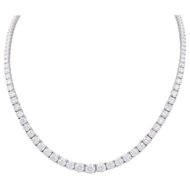 inconnue-Diamond river necklace in white gold.-Other