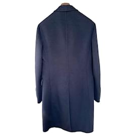 Berluti-Men Coats Outerwear-Navy blue